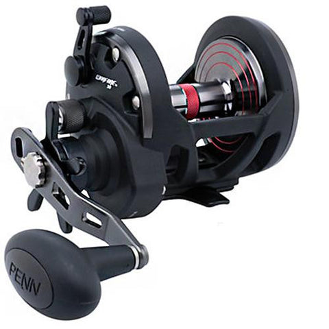 Warfare Star Drag Conventional Reel - 30, 5.1:1 Gear Ratio, 34" Retrieve Rate, 15 Max Drag, Ambidextrous, Clam Package