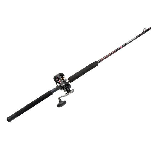 Warfare Level Wind Conventional Combo - 20, 5.1:1 Gear Ratio, 15 lb Max Drag, 6.6" 1pc Rod, Medium Power. Right Hand