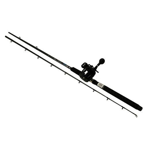 Great Lakes Trolling Combo - 30DXT, 2BB Bearings, 9' Length, 2 Piece Rod, Medium-Heavy Action