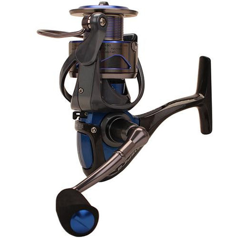 Inspira Spinning Reel - 5.0:1 Gear Ratio, 8BB + 1RB, 13 lb Max Drag, 296" Line Retrieve, Blue