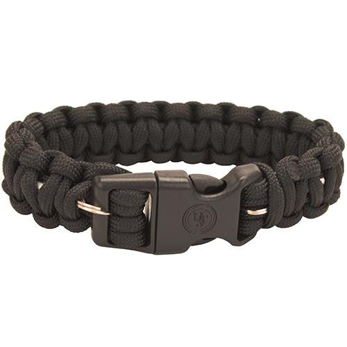 Survival Bracelet - with Saw, Black