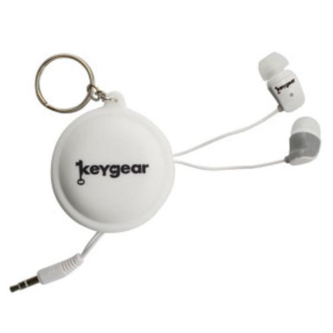 Ear Buds With Case - White