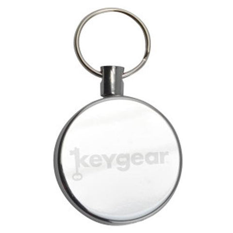 Retractable Key Keeper, Silver