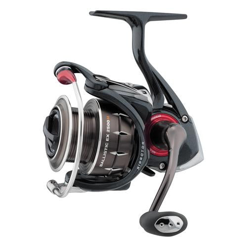 Ballistic EX Spinning Reel - 2500, 5.6:1 Gear Ratio, 1CRBB, 8BB, 1RB Bearings, 15.4 lb Max Drag, Ambidextrous