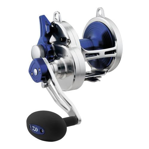 Saltiga 2 Speed Lever Drag Saltwater Reel - 30, 6.3:1 Gear Ratio, 6CRBB, 26 lb Max Drag, Right Hand