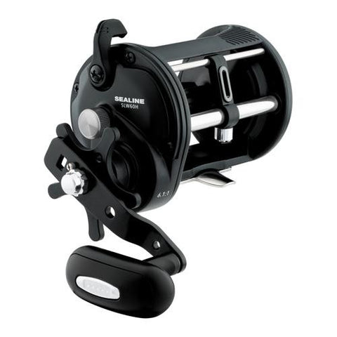 Sealine Saltwater Levelwind Reel - 60, 6.1:1 Gear Ratio, 1BB. !RB Bearings, 20 lb Max Drag, Right Hand