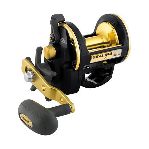 Sealine-X SHA Saltwater Conventional Reel - 40, 6.1:1 Gear Ratio, 3CRBB Bearings, 17.60 lb Max Drag, Right Hand