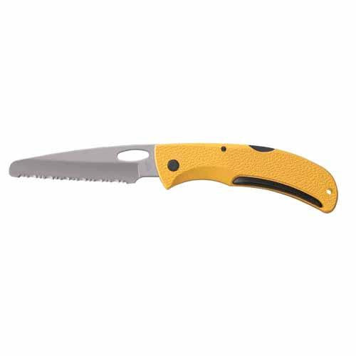 E-Z-Out - Rescue, Yellow, Fully Serrated