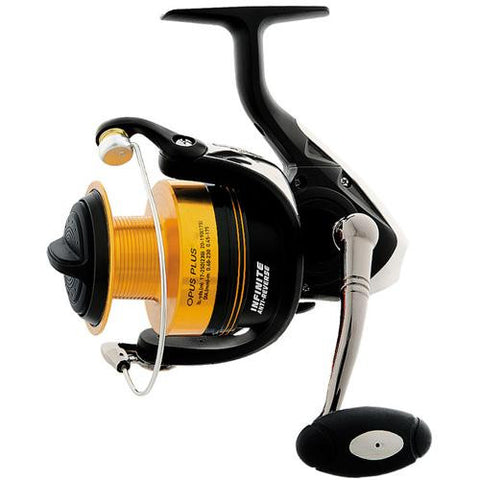 Opus Plus-A Heavy Action Spinning Reel - Size 5000, 4.6:1 Gear Ratio, 4BB, 1RB Bearings, 33 lb Max Drag, Right Hand