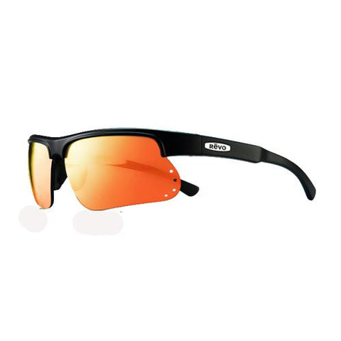 Cusp S Sunglasses - Matte Black Frames, Solar Orange Serilium Lens