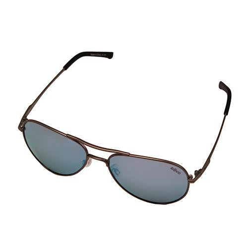 Ellis Sunglasses, Gunmetal Frame, Blue Water Lens