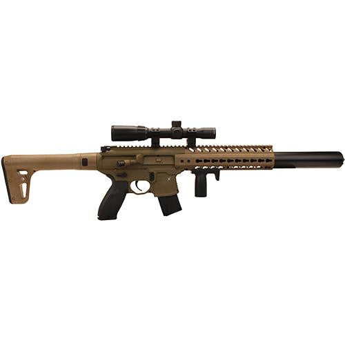 MCX AIR .177 Caliber, 88g CO2, 30 Roundswith Scope - Flat Dark Earth