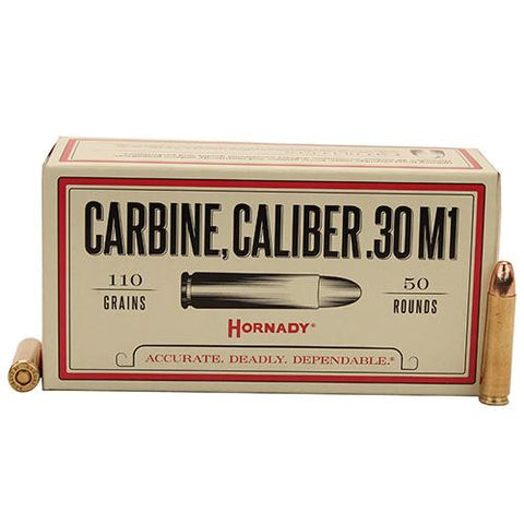 30 Carbine, 110 Grains, Full Metal Jacket, Per 50