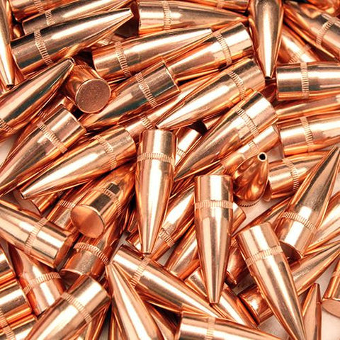 30 Caliber Bullets - .308", 125 Grains, Hollow Point, Per 100