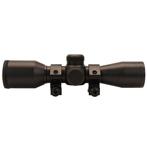 Cross Tec Compact Crossbow Scope - 4x32mm with Rings, Black