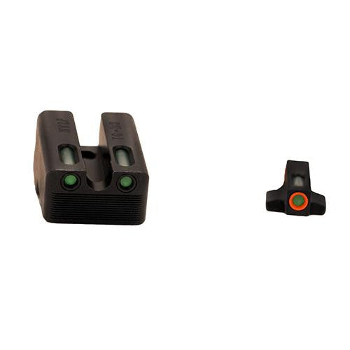 TFX Sight Set - Novak LoMount 270 Front-500 Rear (1911 3" Officers-4.25" Commander 9mm-40 S&W)