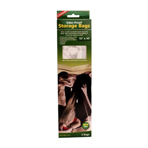 Odor Proof Storage Bags - 12" x 16, Clear