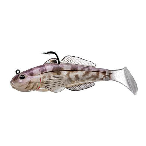 Goby Paddle Tail - Freshwater, 3 1-4", #1-0 Hook, Variable Depth, Violet-Smoke