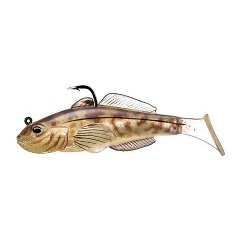 Goby Paddle Tail - Freshwater, 3 1-4", #1-0 Hook, Variable Depth, Natural