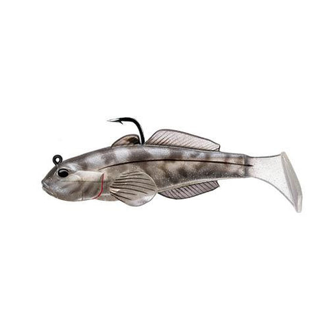 Goby Paddle Tail - Freshwater, 3 5-8", #2-0 Hook, Variable, Smoke