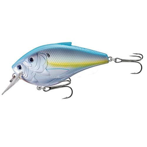 Threadfin Shad Squarebill - Freshwater, 3",  #1 Hook, 4'-5' Depth, Metallic Pearl-Blue Shad