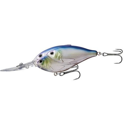 Threadfin Shad Crankbait - Freshwater, 3", #2 Hook, 16' Depth, Metallic Pearl-Lavender