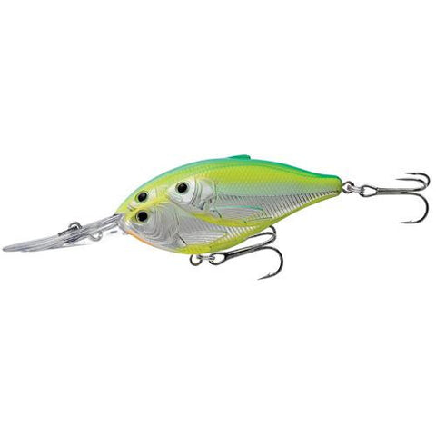 Threadfin Shad Crankbait - Freshwater, 2 3-4", #4 Hook, 12' Depth, Metallic Citrus Shad