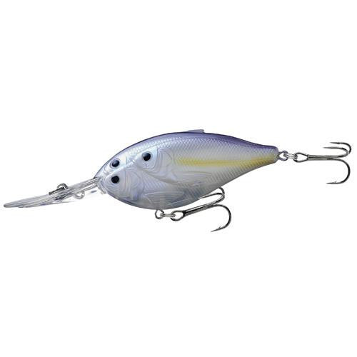 Threadfin Shad Crankbait - Freshwater, 3", #2 Hook, 16' Depth, Ghost-Pearlescent Shad