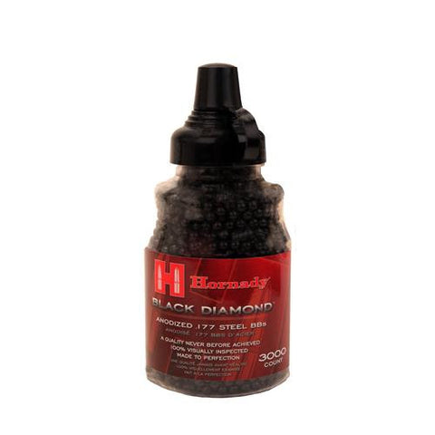 Hornady .177 Caliber  Black Diamond Steel BBs, Per 3000