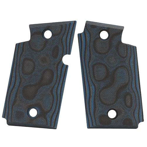 Sig P938 Ambidextrous Extreme Series Grip - Smooth G-Mascus G10, Blue Lava