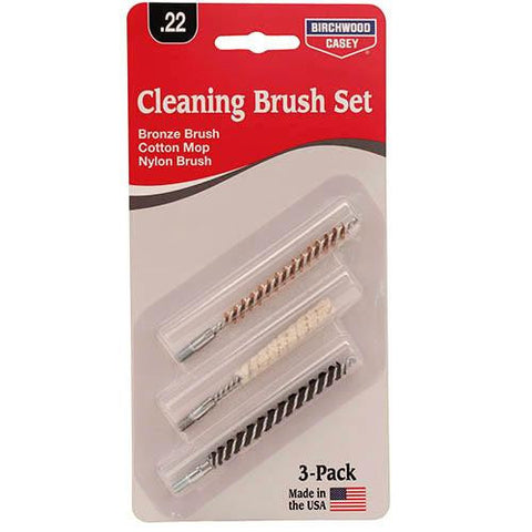 Bronze, Cotton and Nylon Cleaning Combo Pack - .22 Caliber, 3 Brushes