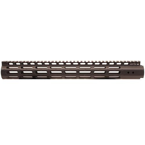 UTG Pro M-LOK AR15 Super Slim Free Float Handguard - 15", Black