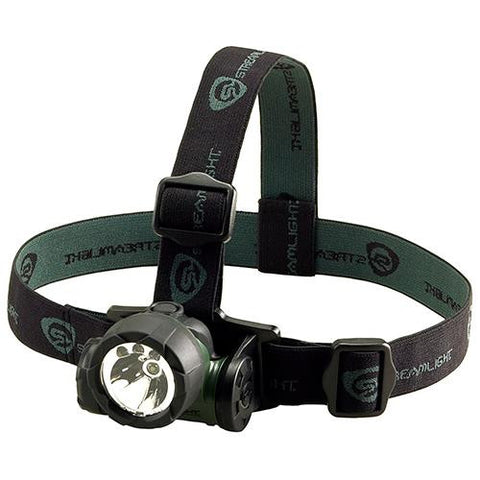 Trident Headlight - 1 Green LED & 2 White LEDs (Batteries Included)