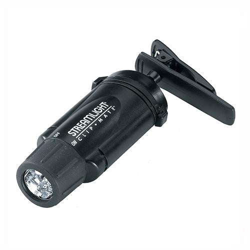 Clipmate Flashlights - White LED, (Black)