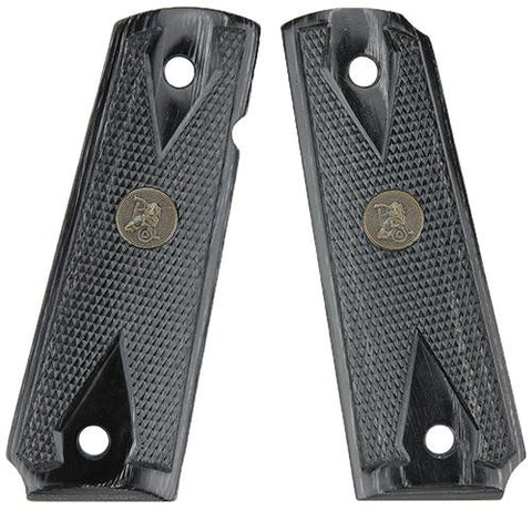 Colt 1911 Grip - Double Diamond Charcoal Checkered