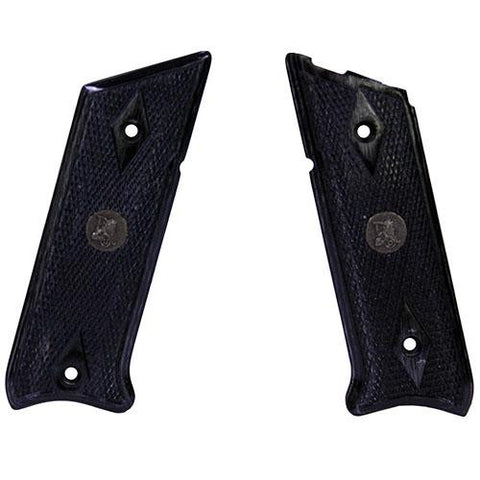 Renegade Wood Laminate Revolver Grips - Ruger Mark II-III, Charcoal Checkered