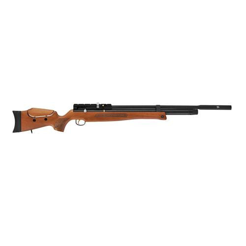 BT65WSB Quiet Energy PCP Air Rifle - .25 Caliber, 22.80" Bareel, 9 Rounds, Walnut Stock-Blued