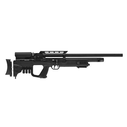 Gladius Long PCP Air Rifle - .25 Caliber, 23" Barrel, 9 Rounds, Black Synthetic Stock-Black