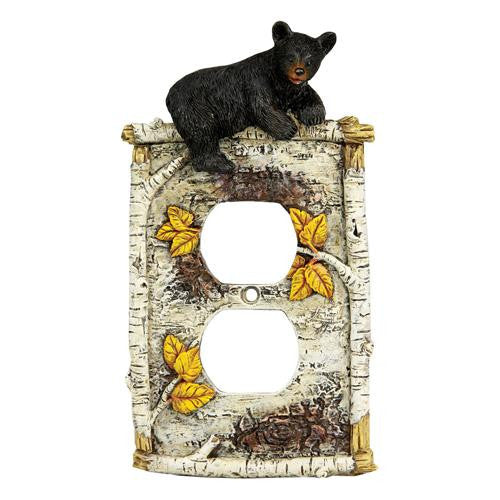 Receptacle Cover - Birch Bear