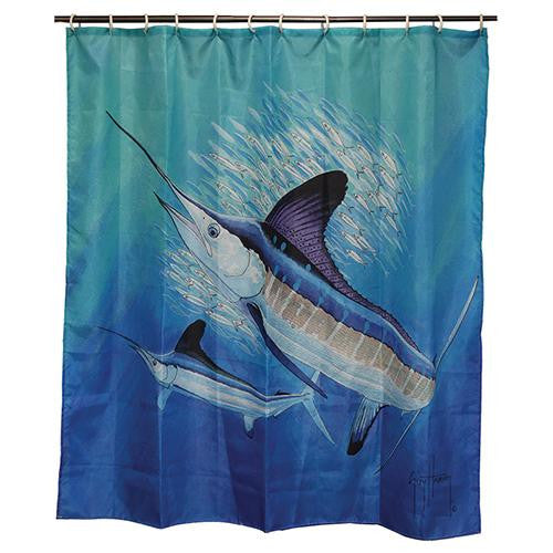 Shower Curtain - Marlin, Size 70" x 72"