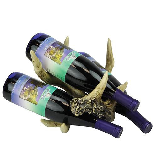 3 Bottle Antler Wine Bottle Holder