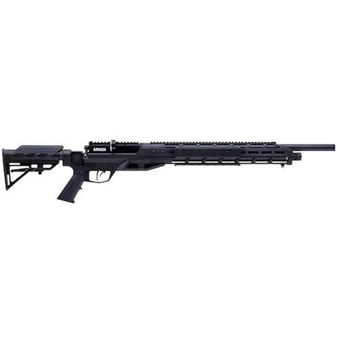 Armada Air Rifle - .25 Caliber, Rifled-Shrouded-Choked Barrel, Synthetic Black