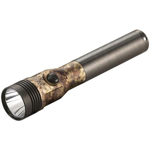 Stinger LED Flashlight - Rechargeable NI-MH Battery with PiggyBack Charger Aluminum, Kryptek