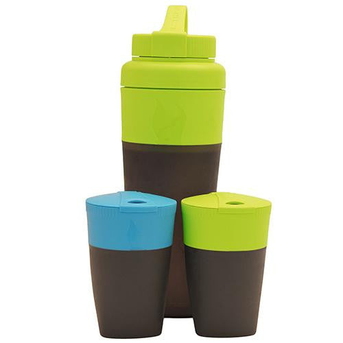 Pack Up Drink Kit - Cyan and Lime