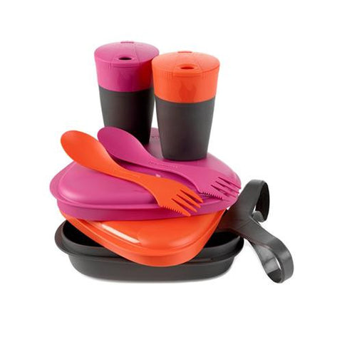 Pack N Eat Kit - Fuchsia and Orange