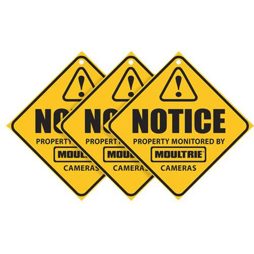 Camera Surveillance Signs, 3 Pack