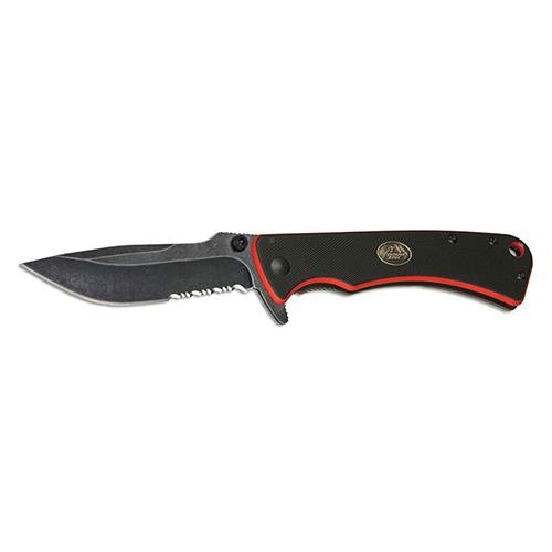 Medium Divide Folding Knife - 3" Combo Edge Blade, G-10 and 420 Stainless, Boxed