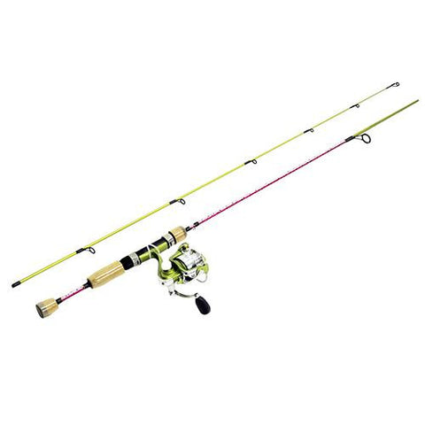 Fish Skins Spinning Combo, 5'6" Length, 2pc, 5.2:1 Gear Ratio, 3BB+1RB Bearings