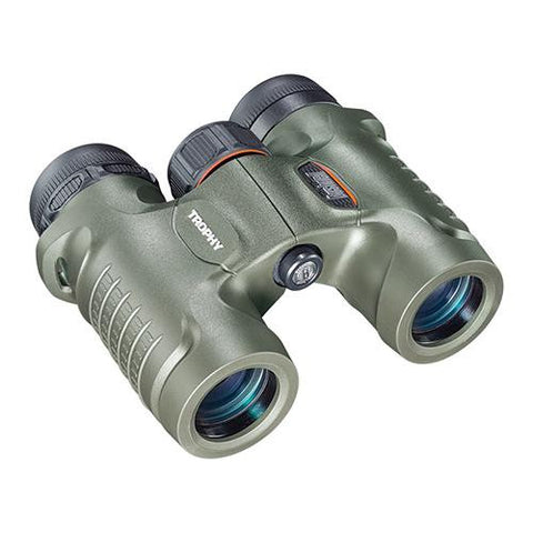 Trophy Binoculars - 10x28mm, Green Roof Prism