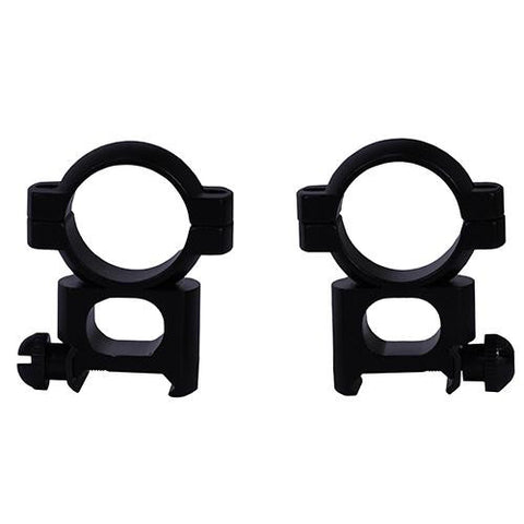 Simmons See-Thru Rings - 1", Matte Black